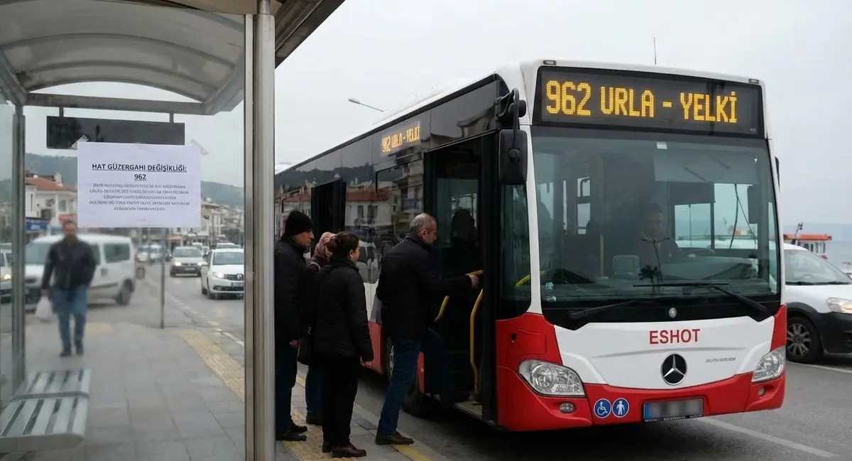 ESHOT duyurdu: 962 No’lu Urla–Yelki hattında rota değişti