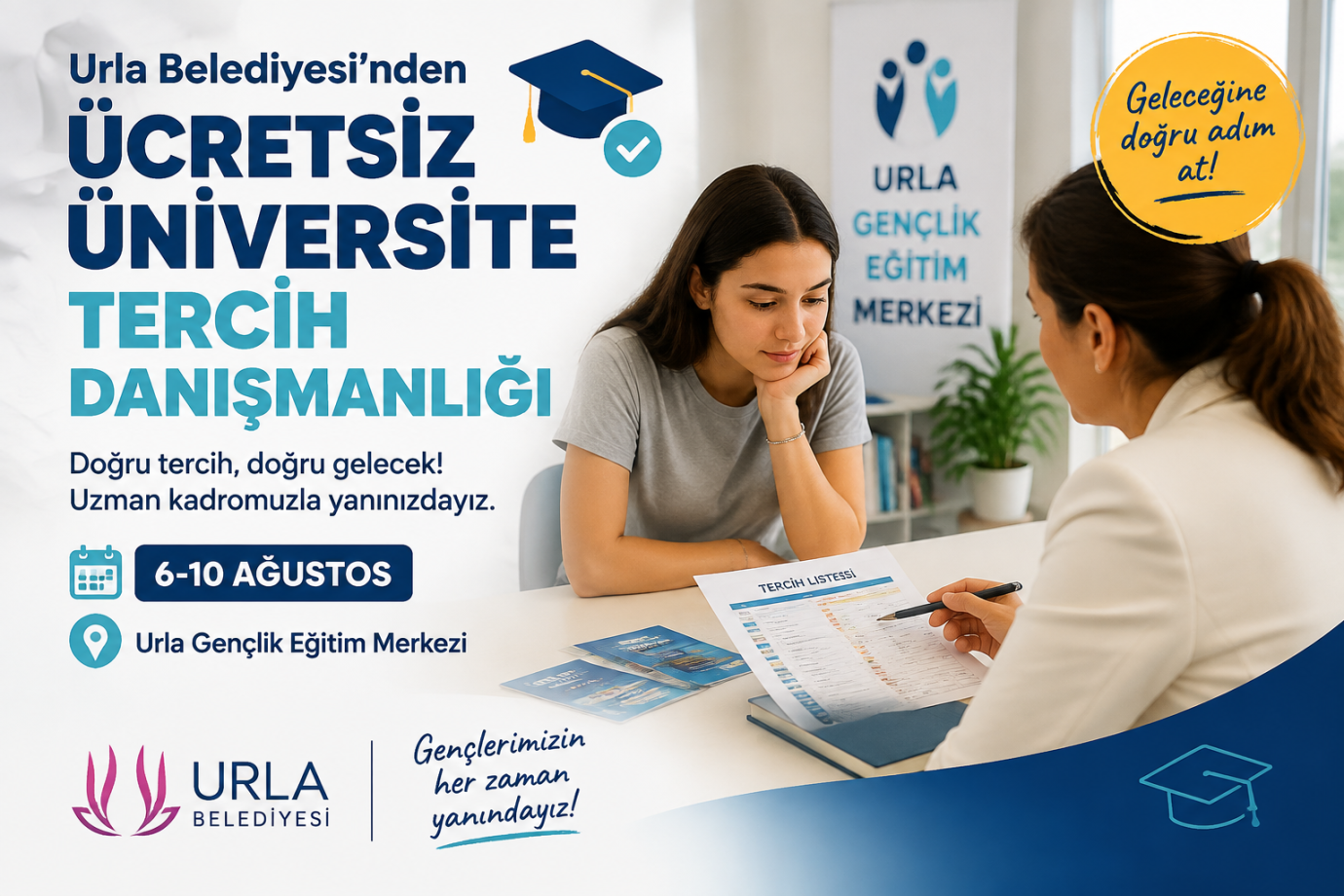 Urla Belediyesi’nden ücretsiz üniversite tercih danışmanlığı 