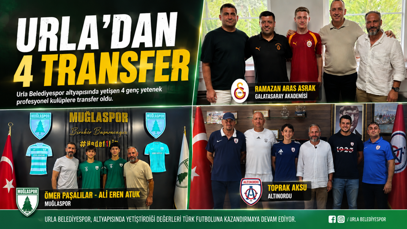 Urla’dan 4 Transfer